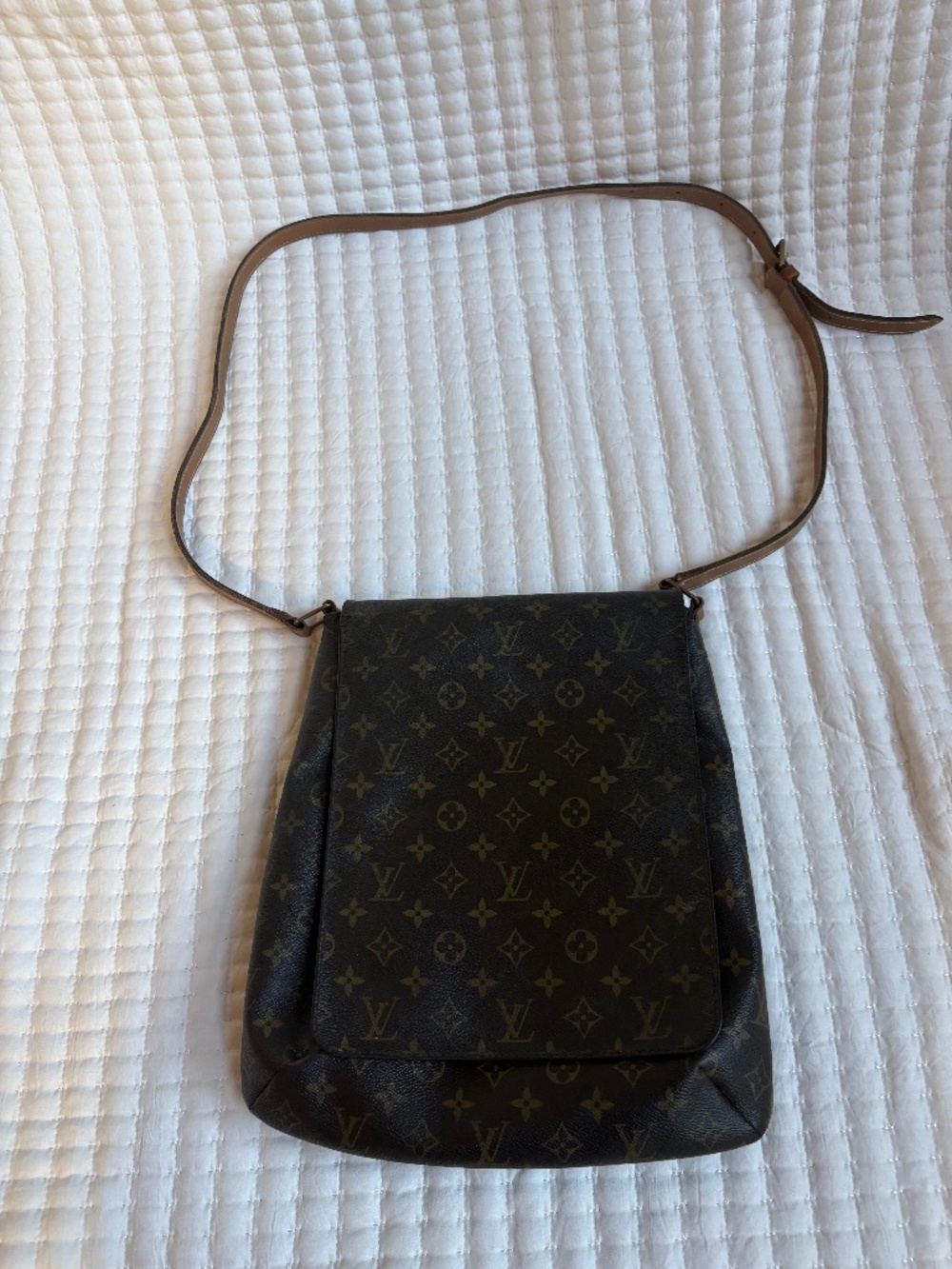 Louis Vuitton Vintage Monogram Musette GM Salsa Crossbody Shoulder Bag